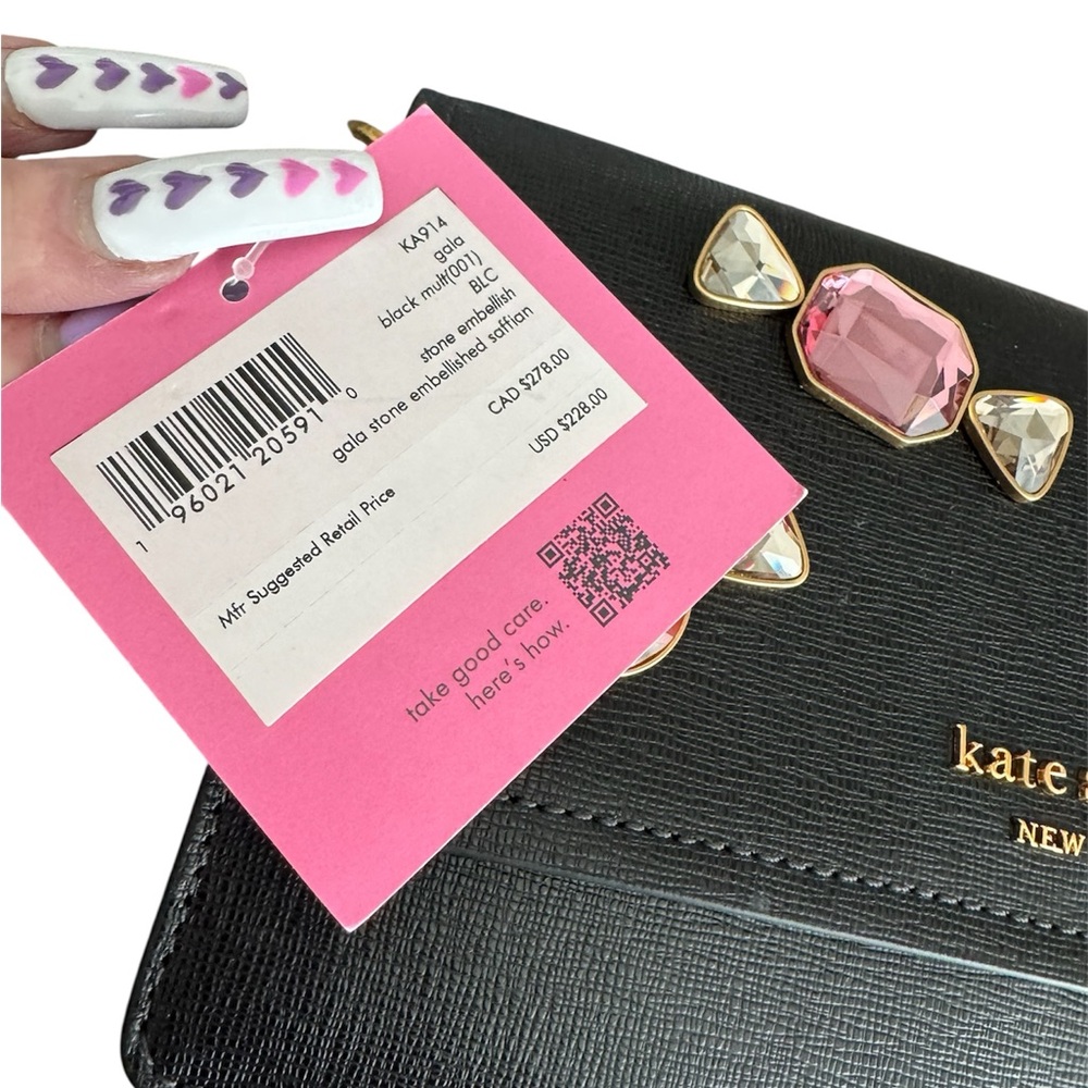 Kate Spade Gala Stone Embellished Flap - Picture 5 of 7